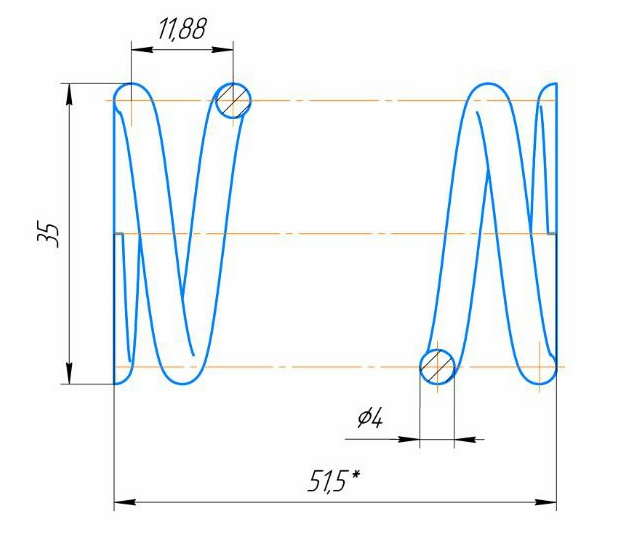 Пружины по вашим чертежам в Челябинск